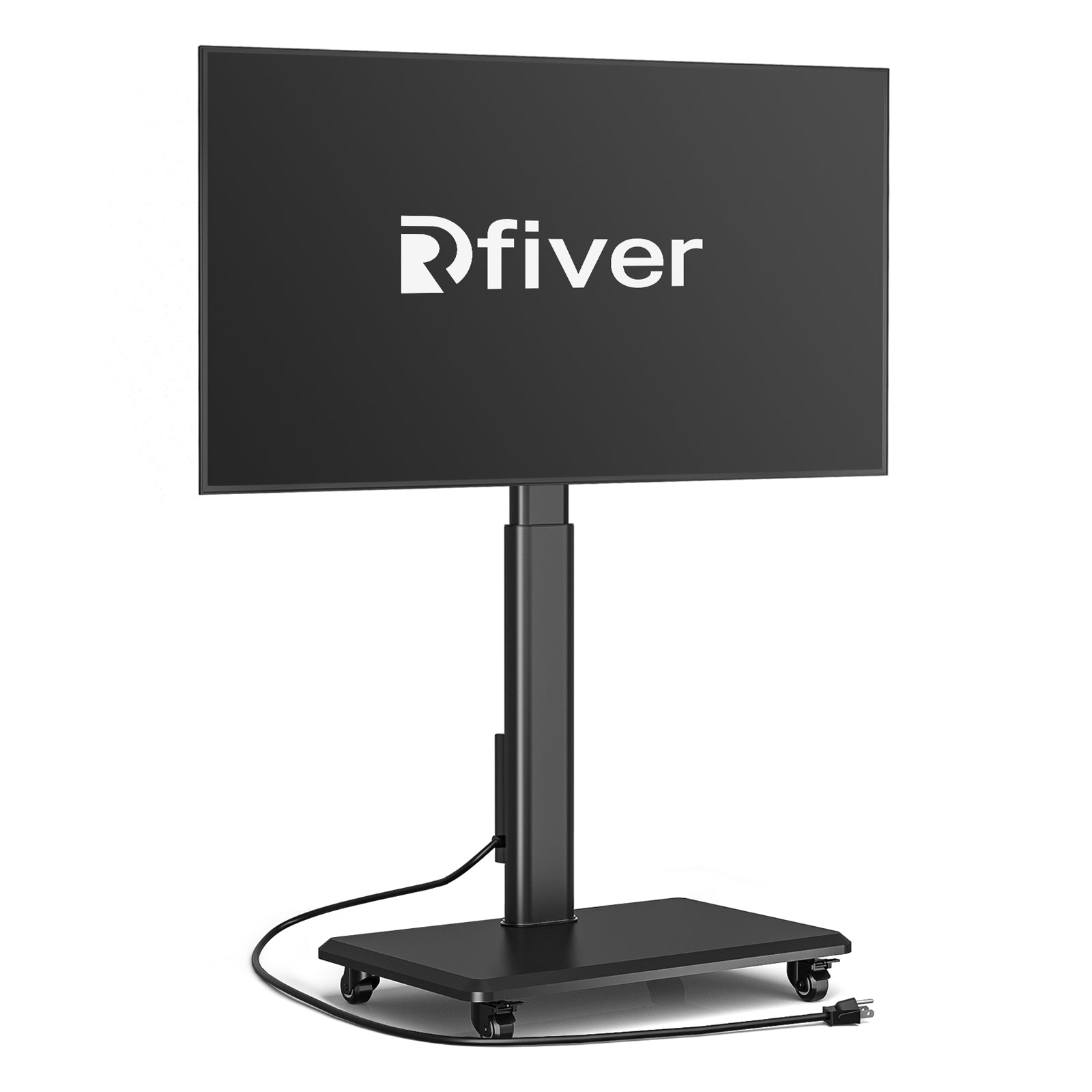 Rfiver Sleek Rolling TV Stand with Power Outlet for 32-70 Inch TVs